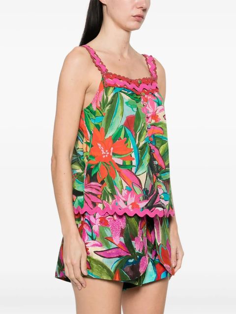 FARM Rio Jardin De Reve top - Pink