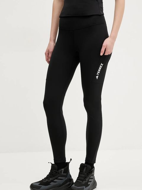 adidas TERREX legginsy Multi damskie kolor czarny gładkie JF1266 - zdjęcie produktu nr 1