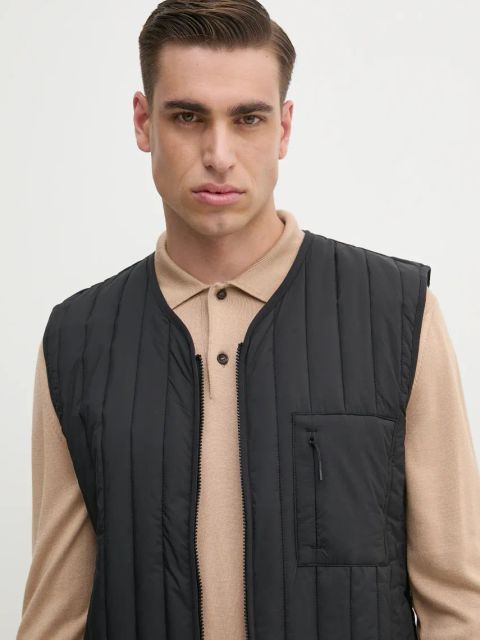 Rains bezrękawnik Banja Liner Vest T1 kolor czarny przejściowy 21660