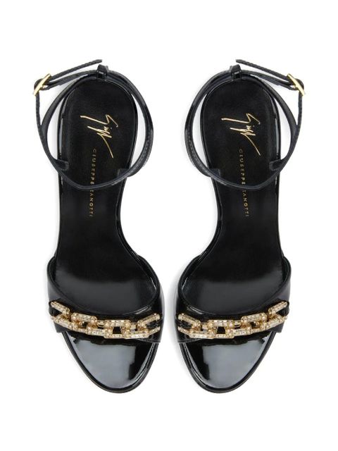 Giuseppe Zanotti Evry crystal-embellished sandals - Black