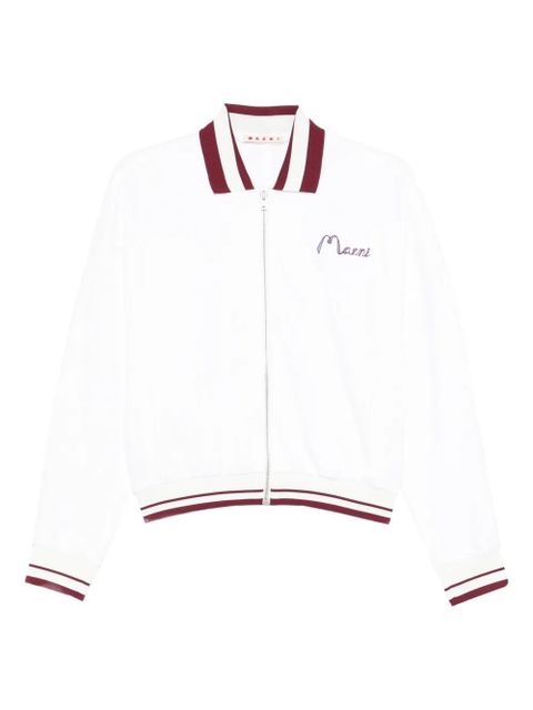 Marni embroidered sweater - White - zdjęcie produktu nr 1