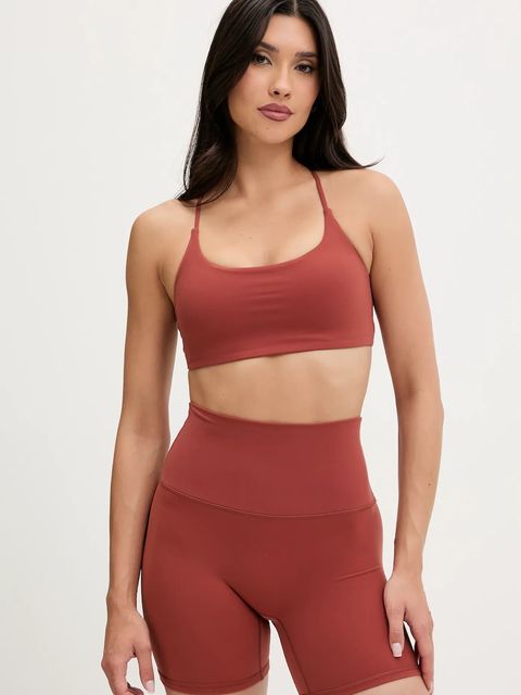 JOYINME szorty do jogi Movement kolor pomarańczowy gładkie high waist Szorty.Movement - zdjęcie produktu nr 2