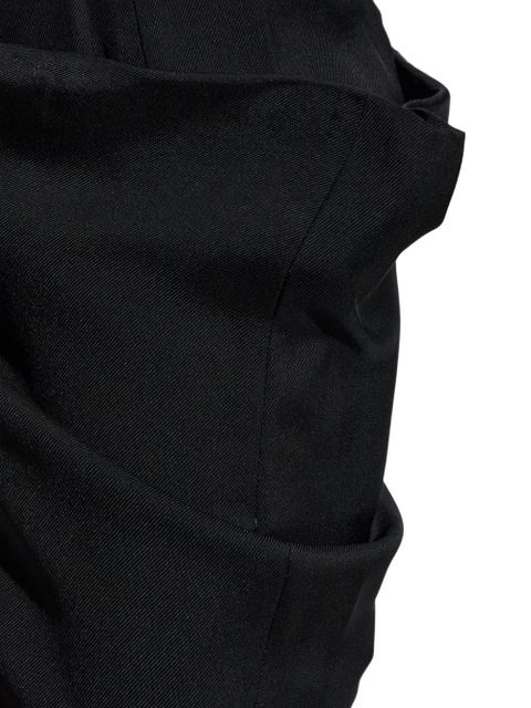 Sportmax Pontida draped belted maxi skirt - Black