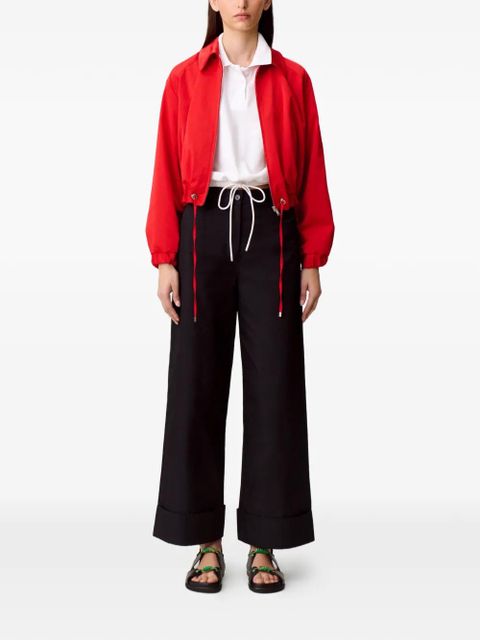Claudie Pierlot cuffed palazzo trousers - Blue - zdjęcie produktu nr 2