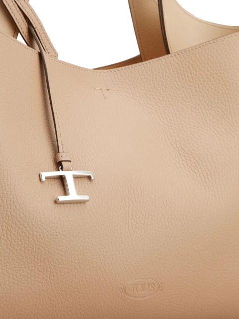 Tod's logo-detail medium shoulder bag - Neutrals