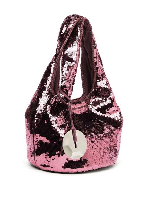 JW Anderson mini sequinned tote bag - Pink
