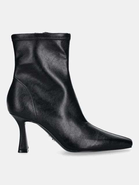 Steve Madden botki Freida damskie kolor czarny na słupku 11005069