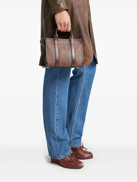 ETRO mini paisley-jacquard tote bag - Brown - zdjęcie produktu nr 2