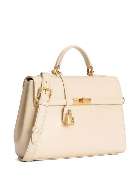 Dolce & Gabbana Marlene handbag in palmellato calfskin - Neutrals