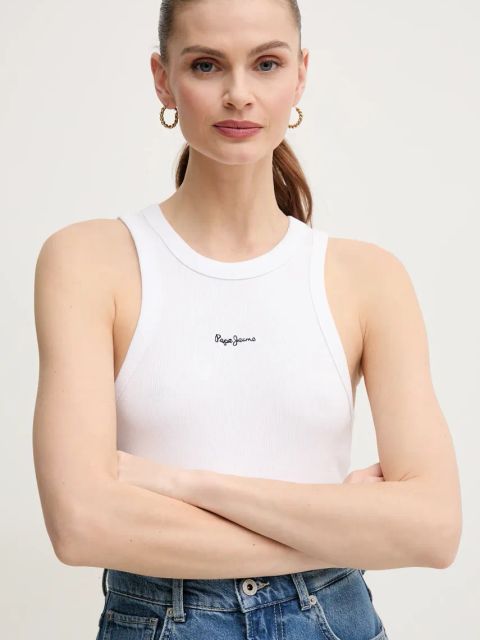 Pepe Jeans top MARIAN kolor biały PL506035