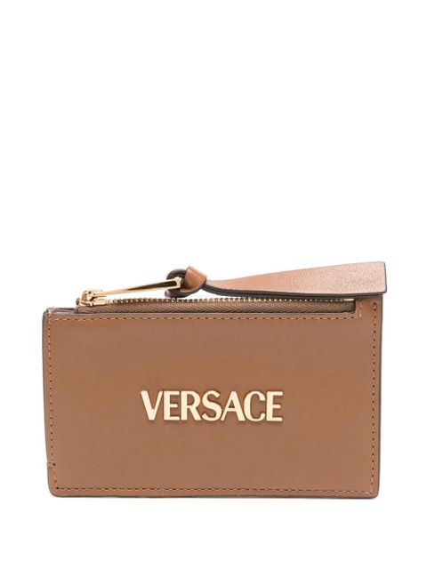 Versace leather cardholder - Brown - zdjęcie produktu nr 1