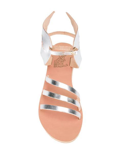 Ancient Greek Sandals gladiator sandals - Metallic