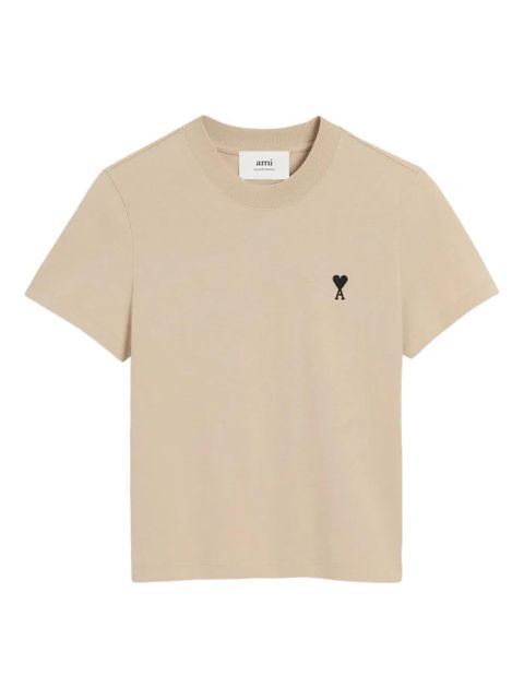 AMI Paris Ami De Coeur T-shirt - Neutrals - zdjęcie produktu nr 1