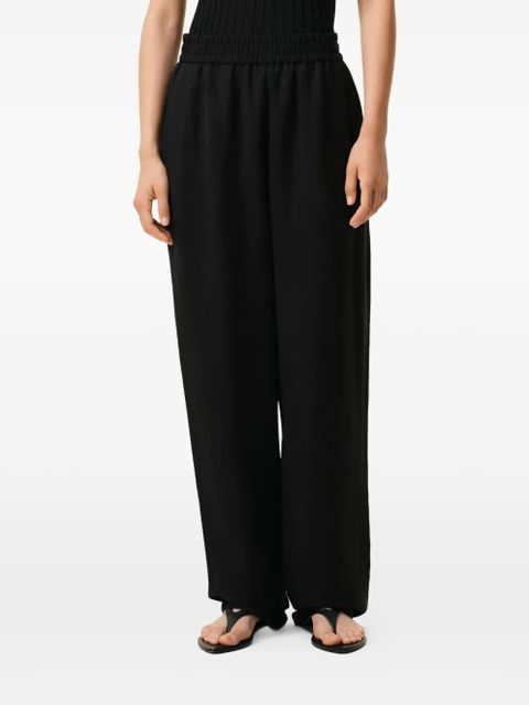AMI Paris elasticated waist trousers - Black
