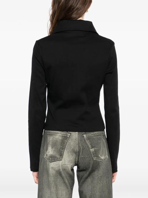 OUR LEGACY zipped long-sleeved top - Black