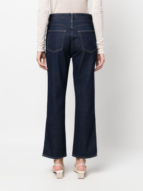 AGOLDE Whisper mid-rise flared jeans - Blue