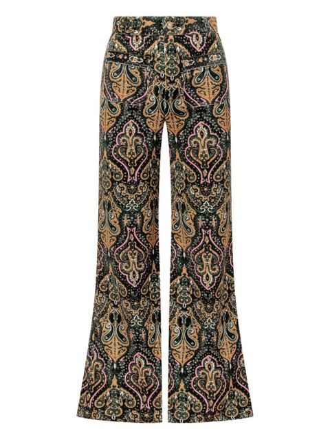 Ba&Sh Swae paisley-print trousers - Black - zdjęcie produktu nr 1