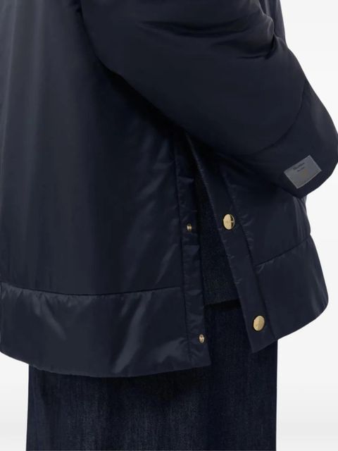 Max Mara hooded padded coat - Blue
