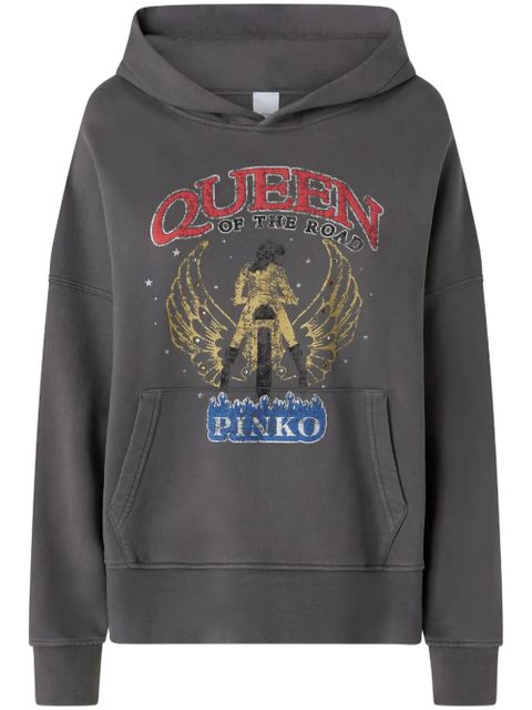 PINKO cotton hoodie - Grey - zdjęcie produktu nr 1