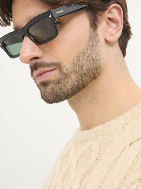 Valentino okulary przeciwsłoneczne V - SHARP kolor czarny VLS.134A