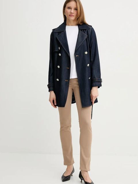 Morgan jeansy PETROI1 damskie kolor zielony PETROI1 - zdjęcie produktu nr 2