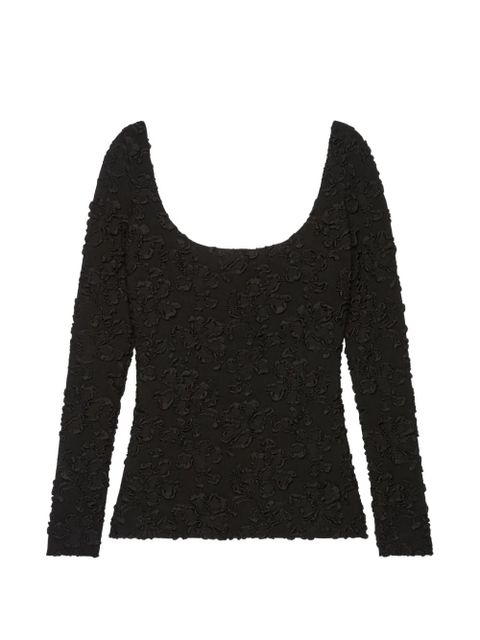 Givenchy scoop-neck long-sleeves T-shirt - Black - zdjęcie produktu nr 1