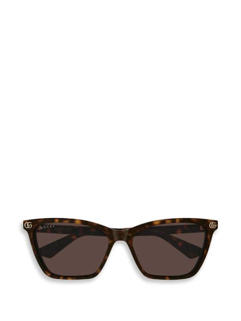 Gucci Eyewear tortoiseshell-effect sunglasses - Brown - zdjęcie produktu nr 1