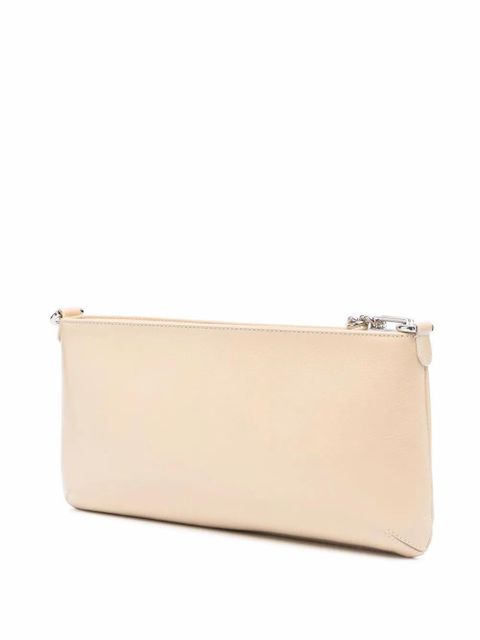 BY FAR Holly leather shoulder bag - Neutrals