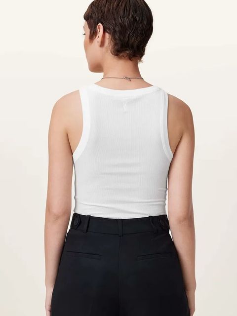 AllSaints top RINA damskie kolor biały W235JB