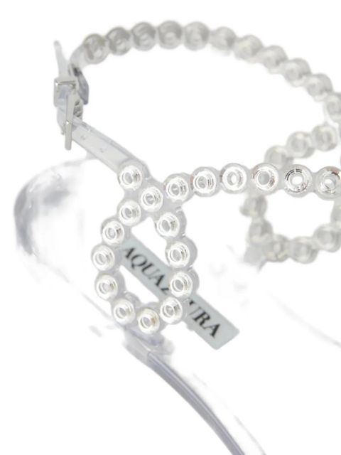 Aquazzura Almost Bare buckle-strap flip flops - White - zdjęcie produktu nr 2