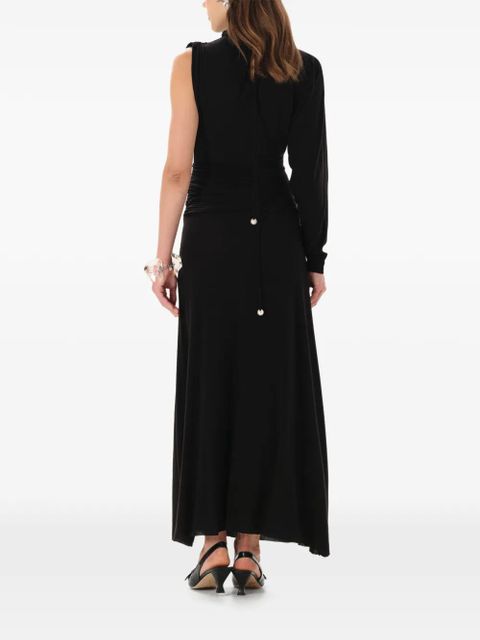 MANURÍ Didi one-shoulder maxi dress - Black