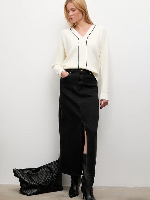 Answear.LAB sweter z kaszmirem i jedwabiem damski kolor beżowy - zdjęcie produktu nr 2