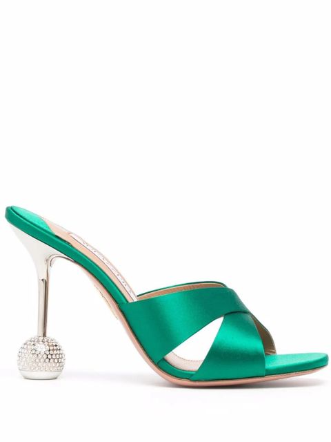 Aquazzura 95mm Yes Darling sandals - Green - zdjęcie produktu nr 1