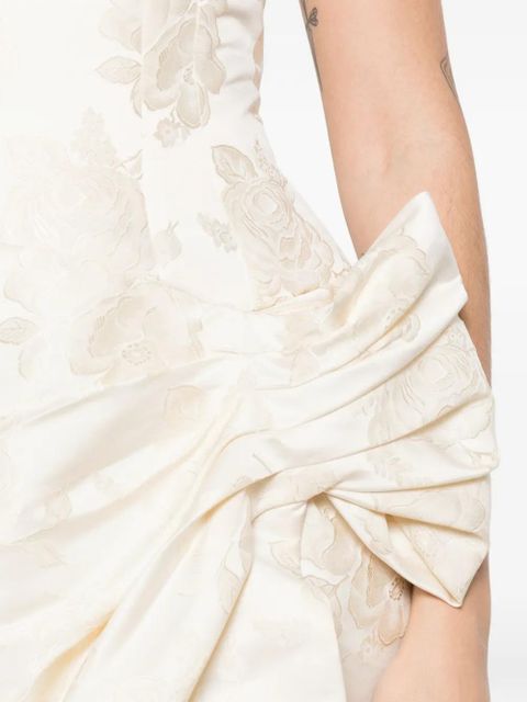 Simone Rocha Sash midi dress - Neutrals