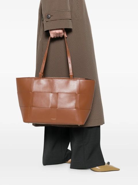 DeMellier Florence woven leather florence tote bag - Brown - zdjęcie produktu nr 2