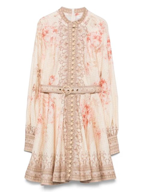 ZIMMERMANN Illuminate mini dress - Neutrals - zdjęcie produktu nr 1