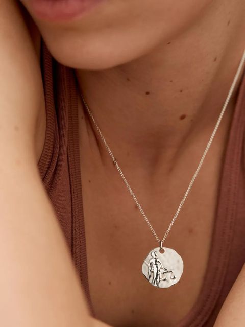 Monica Vinader Libra Zodiac pendant necklace - Silver - zdjęcie produktu nr 2