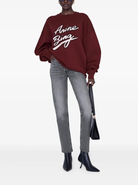 ANINE BING Miles sweatshirt - Red - zdjęcie produktu nr 2