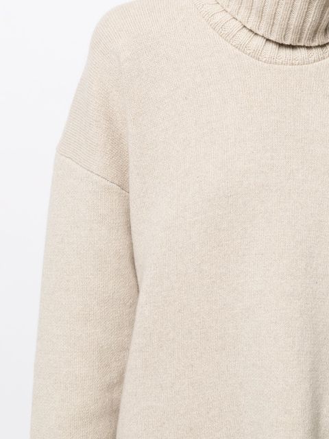 Proenza Schouler oversized turtleneck double-faced jumper - Neutrals