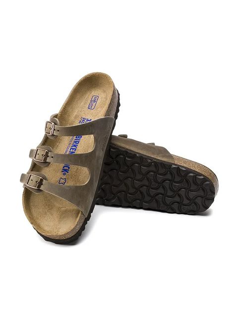 Birkenstock klapki skórzane Florida SFB