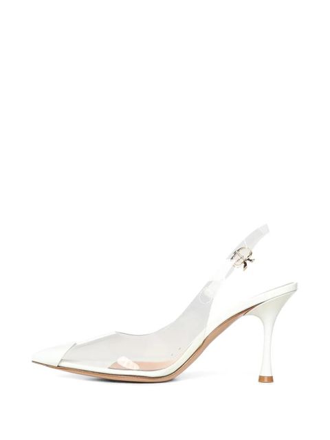 Gianvito Rossi Diana 85 buckle-detail mules - White