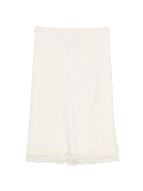 Róhe midi lace-trim skirt - Neutrals - zdjęcie produktu nr 1
