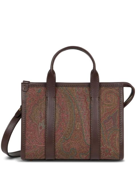 ETRO mini paisley-jacquard tote bag - Brown - zdjęcie produktu nr 1