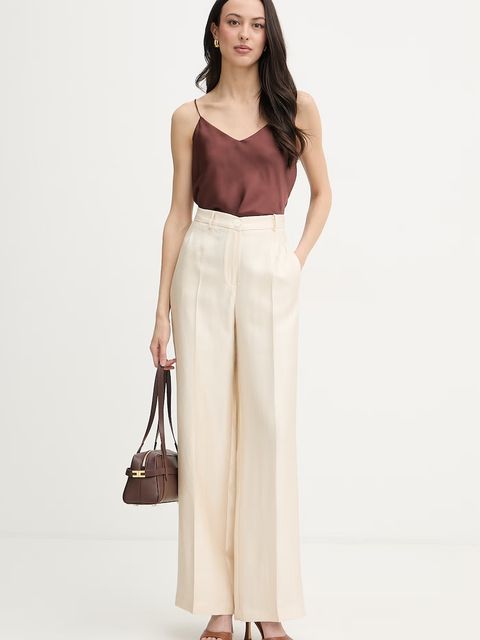 Haveone spodnie palazzo damskie z wiskozy - zdjęcie produktu nr 1