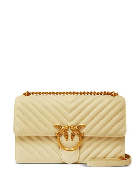 PINKO bird-embellishment shoulder bag - Neutrals - zdjęcie produktu nr 1
