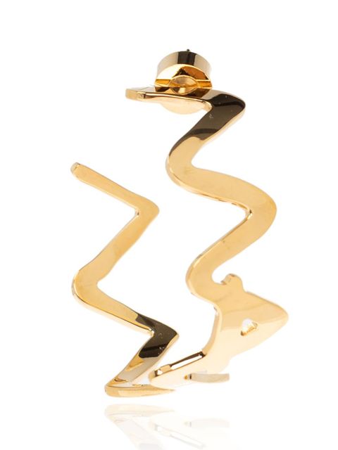 Marni logo hoop earring - Gold