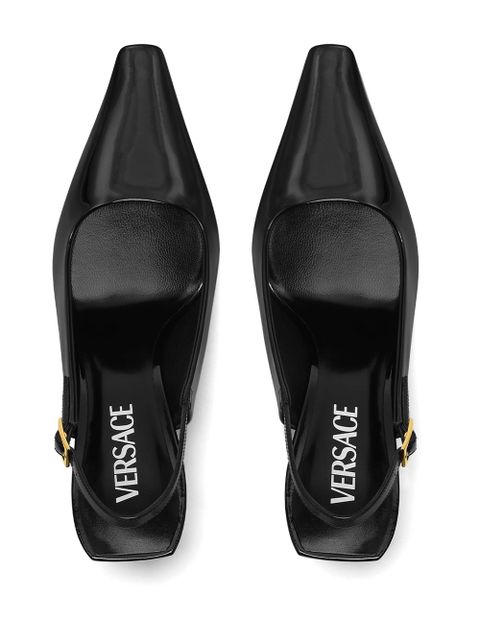 Versace 85mm V2025 slingback pumps - Black