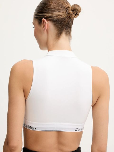 Calvin Klein Underwear top kolor biały z półgolfem LV00QF8383