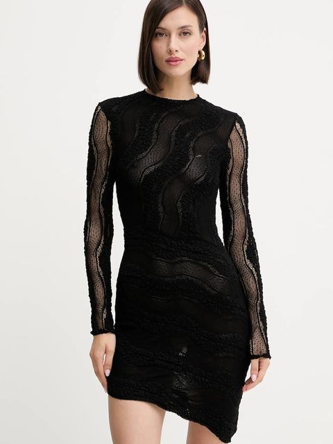 Charo Ruiz Ibiza sukienka kolor czarny mini dopasowana 257602 - zdjęcie produktu nr 1