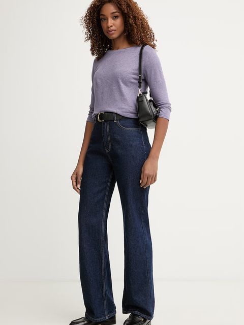 United Colors of Benetton longsleeve damski bawełniany - zdjęcie produktu nr 1